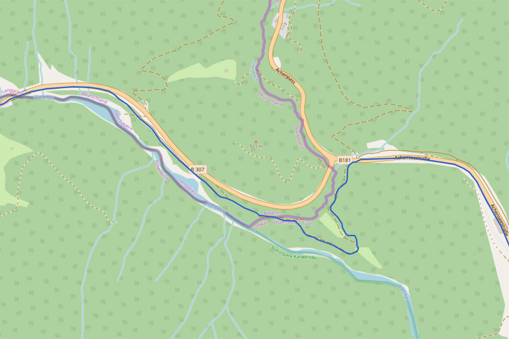 Vermeintlicher Radweg. Lieber auf der Hauptstraße bleiben