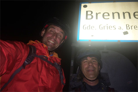 Ankunft am Brenner, es ist vollbracht